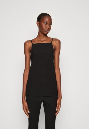 Calvin Klein CRINKLED CAMI - Topp - black