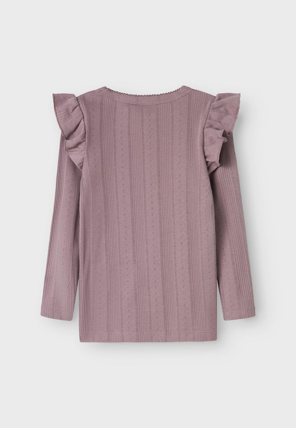 NMFJULIA SLIM - Long sleeved top - elderberry3