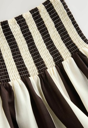 Next REGULAR FIT - DROP WAIST - Maxi szoknya - brown