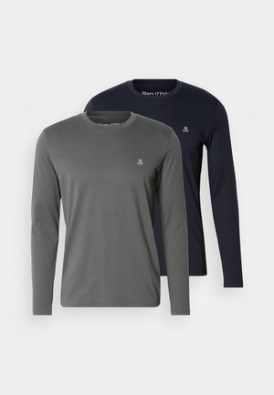 LONG SLEEVE CREW NECK ON CHEST 2 PACK - T-shirt à manches longues - mangrove/dark navy