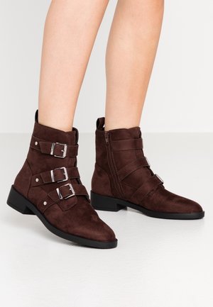 Cowboy-/Bikerstiefelette - brown