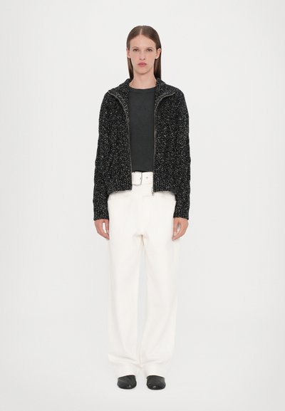 CLOSED TROYER ZIP CARDIGAN - Kardiganas - dark grey melange