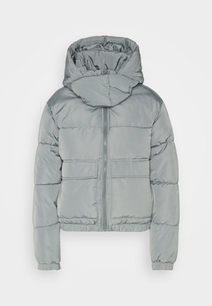 ONLY ONLEVI CARGO PUFFER JACKET - Winter jacket - grey