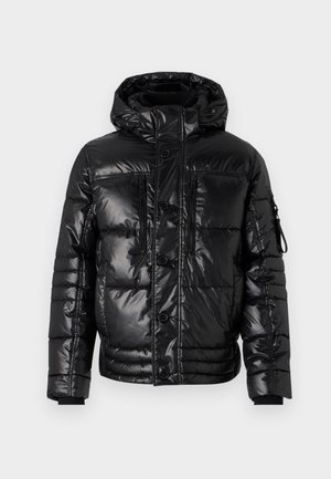 TOM TAILOR PUFFER JACKET - Chaqueta de invierno - shiny black