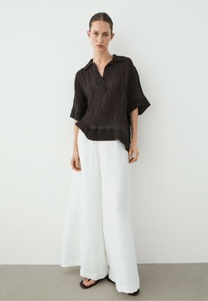 Massimo Dutti, Bluse - dark brown