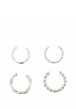 SET 4 EFFETTO INTRECCIATO - Ohrringe - argento