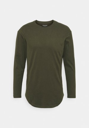 JJENOA TEE O NECK - Top dugih rukava - forest night