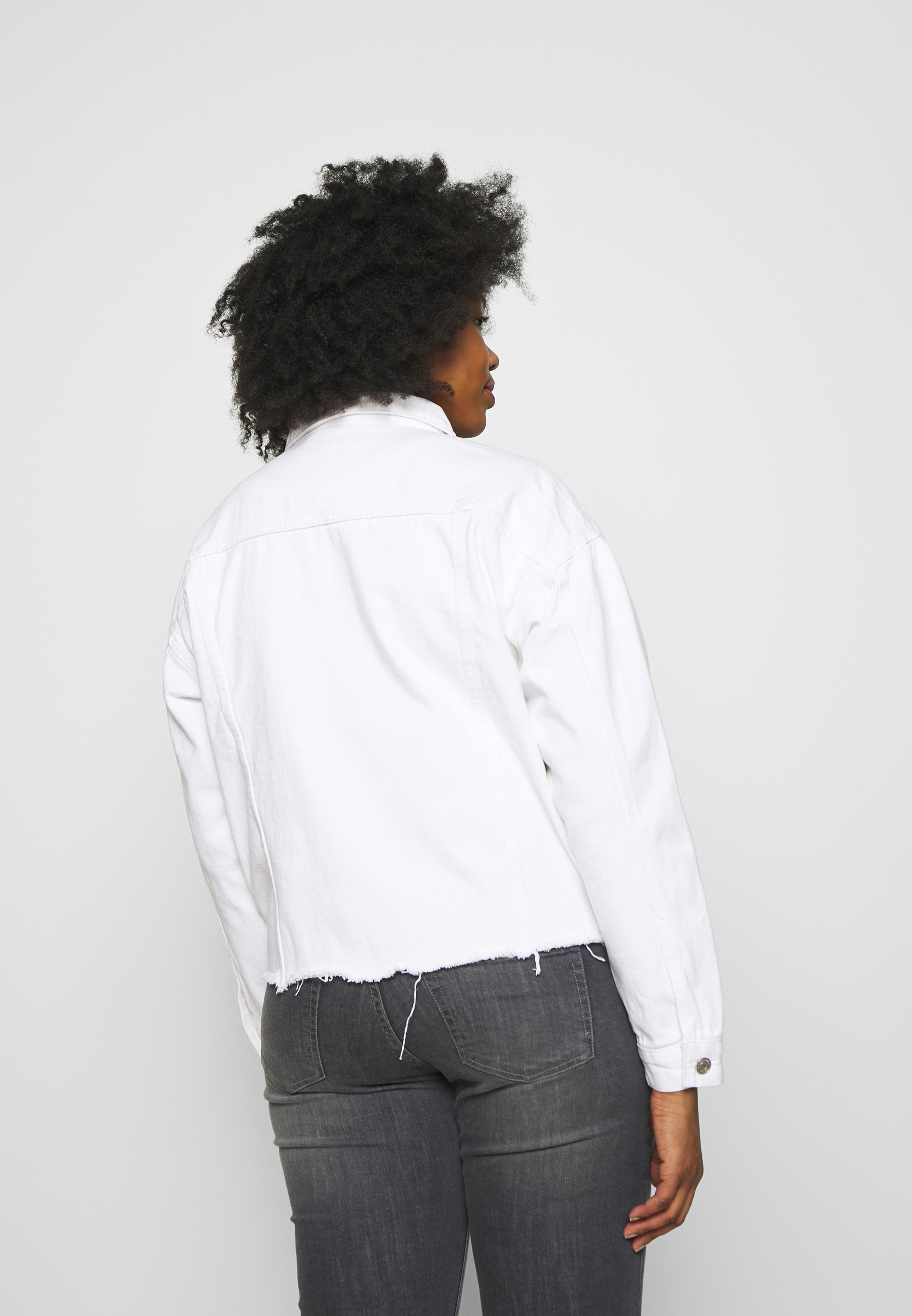 OVERSIZED JACKET Spijkerjas white OVERSIZED JACKET Spijkerjas white