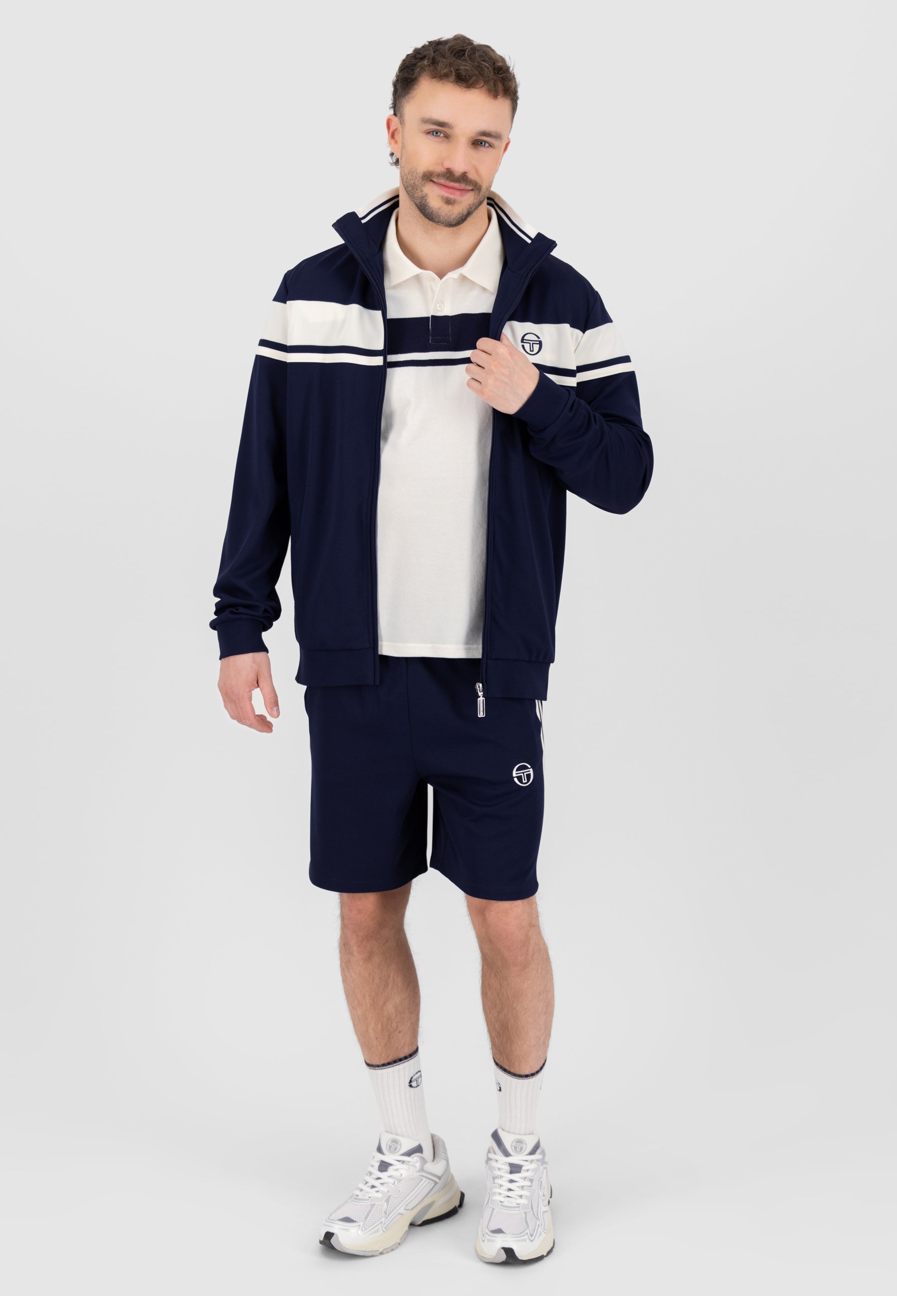 Sergio Tacchini YOUNG LINE - Polo - gardenia maritime blue/bianco