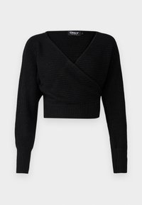 ONLNINA V NECK - Svetrík - black