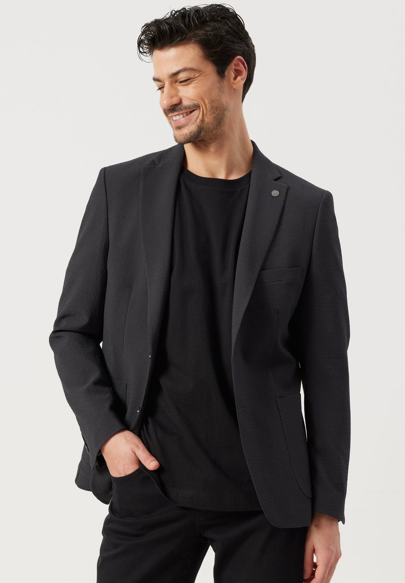 Slim Fit Blazer - Black main image 1