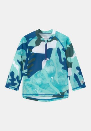 TUVALU UNISEX - Rash vest - blue