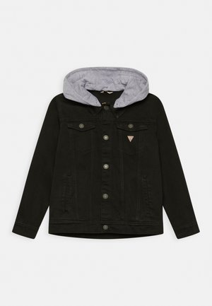 JUNIOR HOODED BULL DENIM - Veste en jean - elite grey