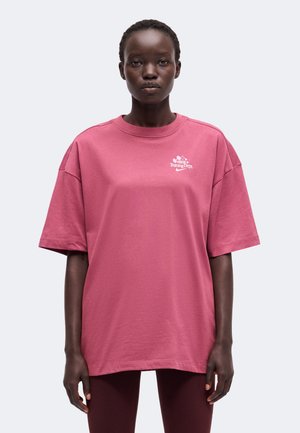 Nike Performance MOVE TEE - Αθλητικό μπλουζάκι - pink smoke