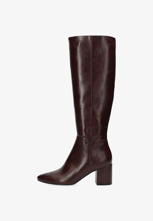 Mexx, MEXX HEELED HIGH BOOT PLUCK MILA HEELED HIGH BOOT - Laarzen - burgundy red