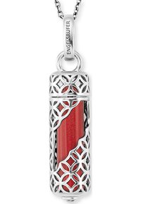 Unausgewählt, silber/rot