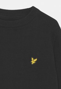 Lyle & Scott CREW NECK JUMPER - Svetr - black