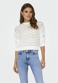 ONLY - Jersey de punto - bright white Imagen en miniatura 1