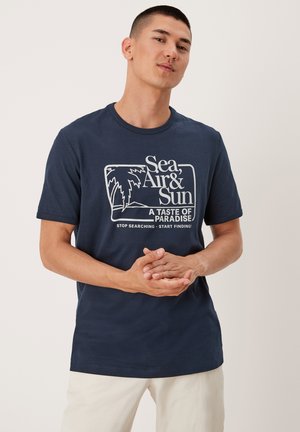 Print T-shirt - blue nights