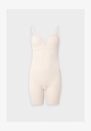 Spanx, SUIT YOUR FANCY STRAPLESS MID THIGH - Sťahovacia bielizeň - toasted coconut