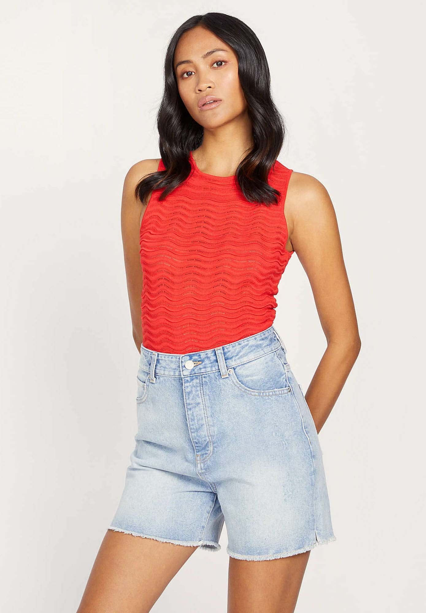 Blouse Manches Longues Kookai Taille 38 - Blanc, Rose, Noir Motifs - Occasion Très Bon état