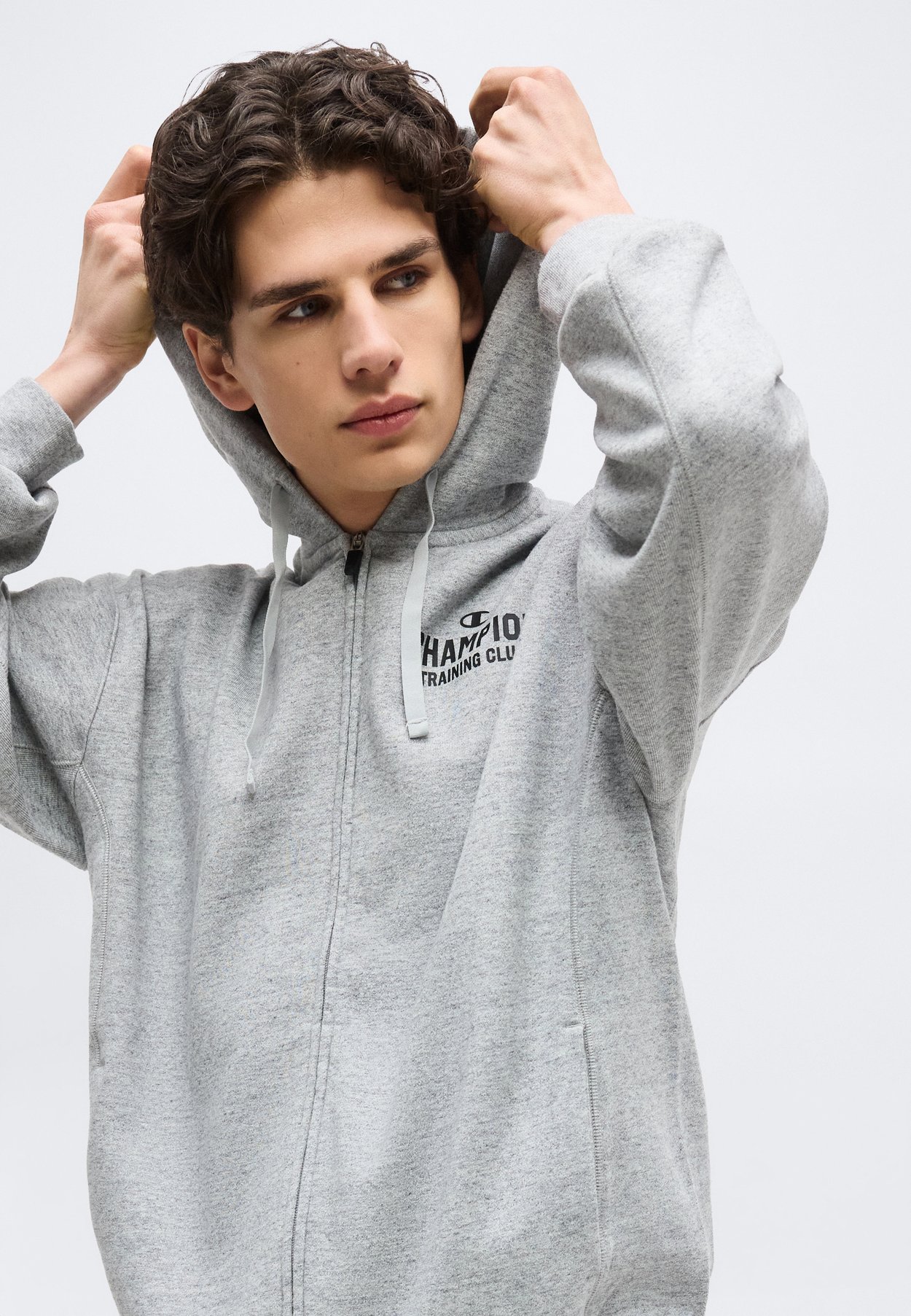 RING SIDE RELAX FIT FULL ZIP HOODIE