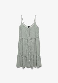 Atlasīts, laurel wreath stripes:snow white