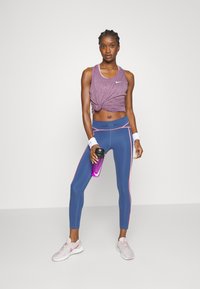Nike Performance TANK - Top - viotech/white