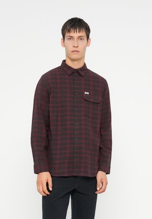 SHIRT - Camicia - black/wine