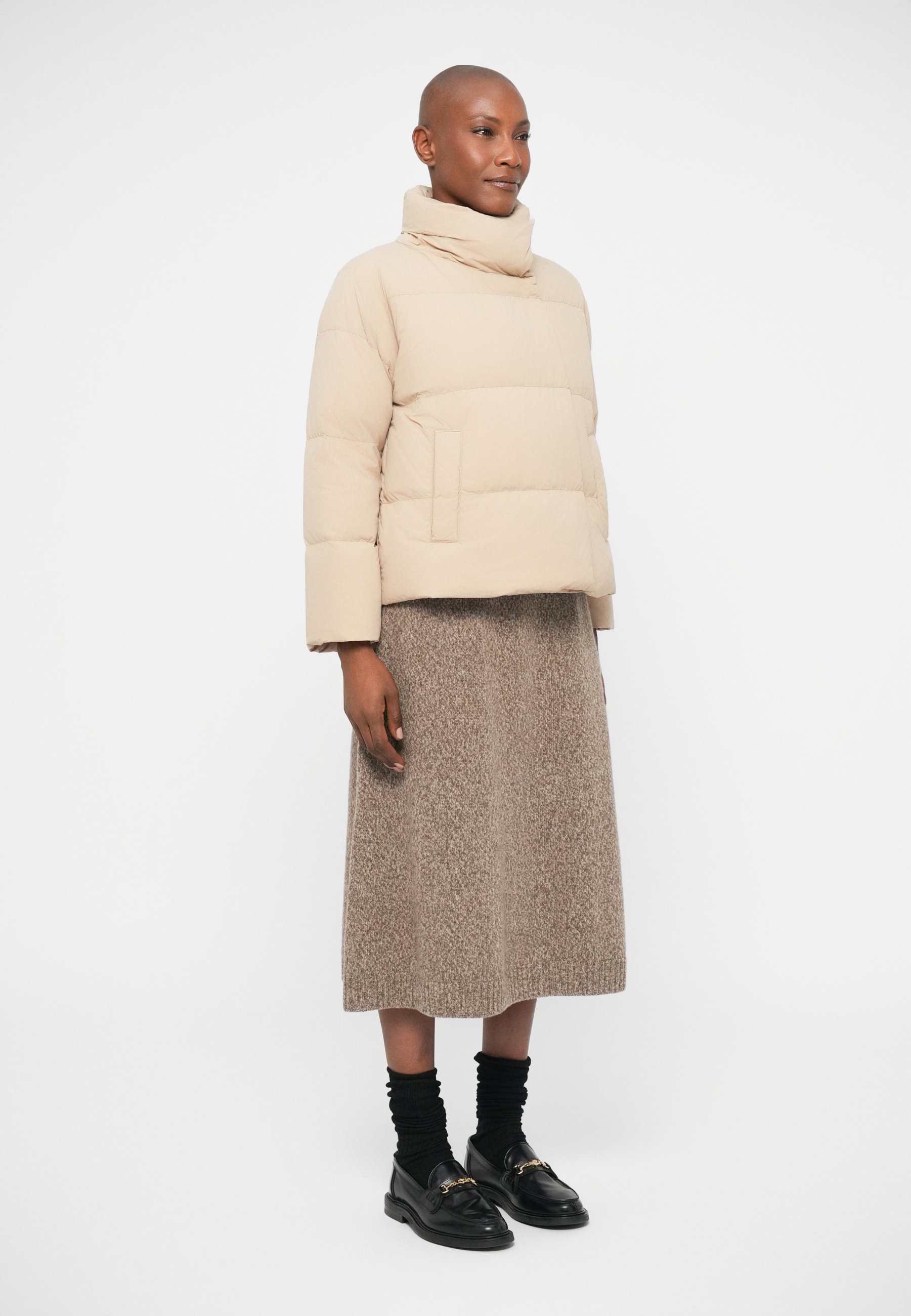 Weekend Max Mara KAISER - Down jacket - beige - Zalando.co.uk