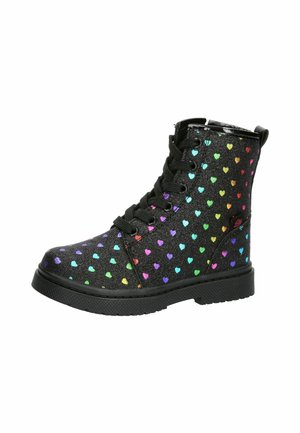 LICO Platform ankle boots - schwarz bunt