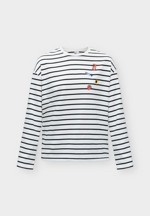 Pieces, PCSADIE TEE  - T-shirt à manches longues - cloud dancer