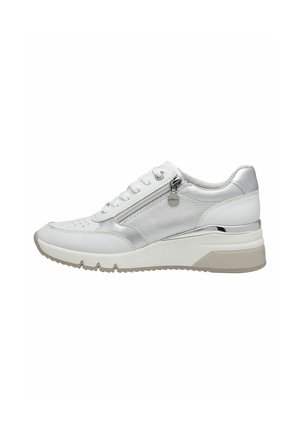 Trainers - white silver