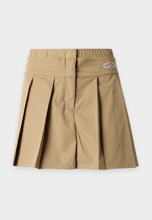 Nike Sportswear, STREET PLEATED SKIRT - Μίνι φούστα - parachute beige/metallic silver-coloured