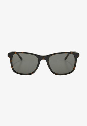 Sunglasses - pink trans dark red glitter