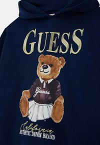 Guess ACTIVE - Felpa con cappuccio - blau