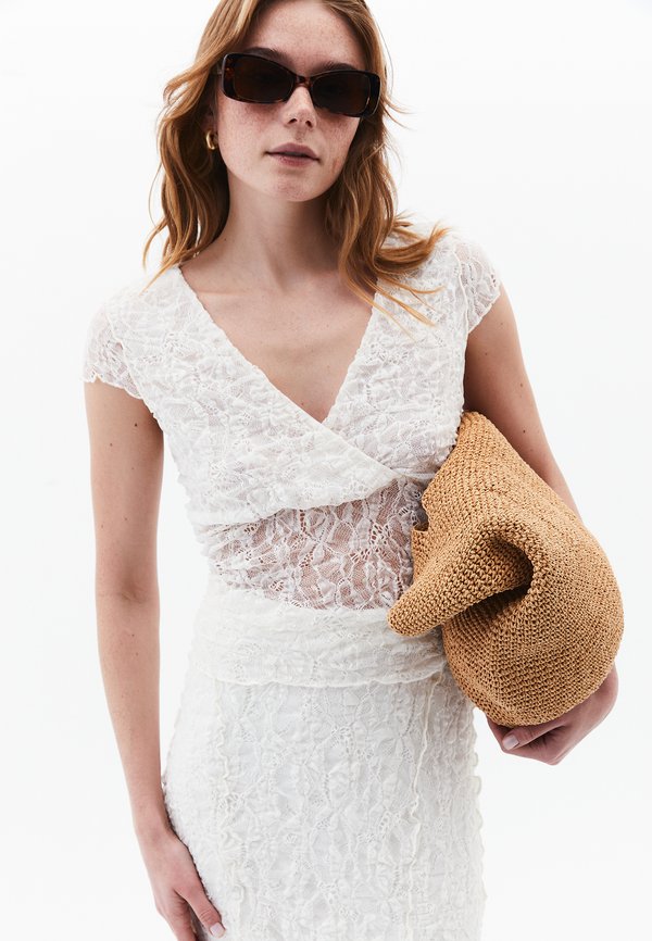 DETAILED - Bluse - ice milk