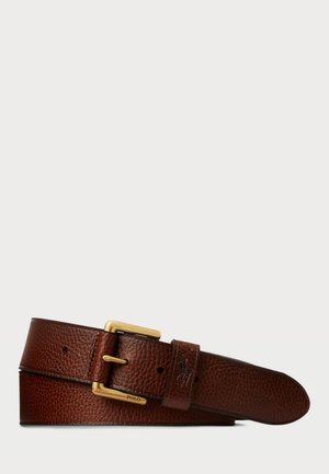 Polo Ralph Lauren SIGNATURE PONY LEATHER BELT - Bælter - brown