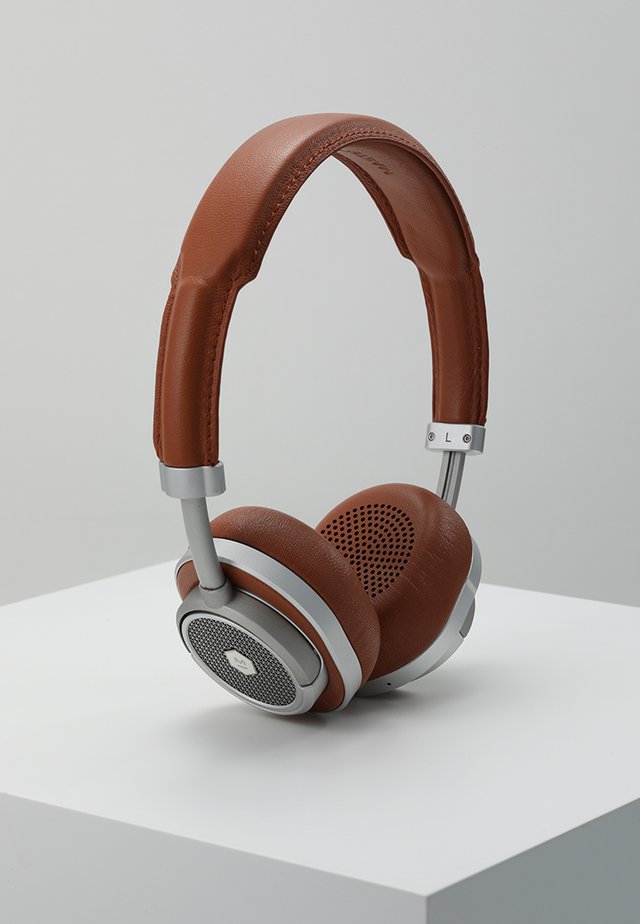 MW50 WIRELESS ON-EAR - Headphones - brown/silver