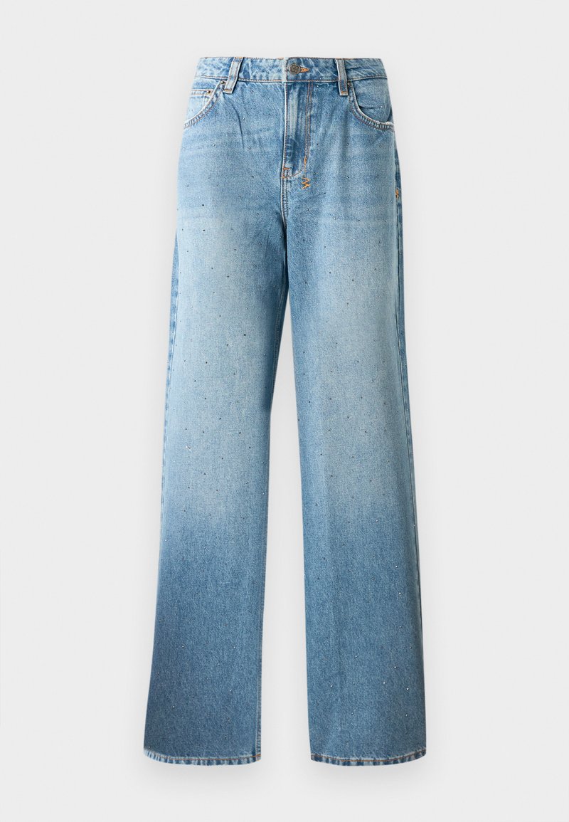 Ksubi Wide leg lichtblauw denim