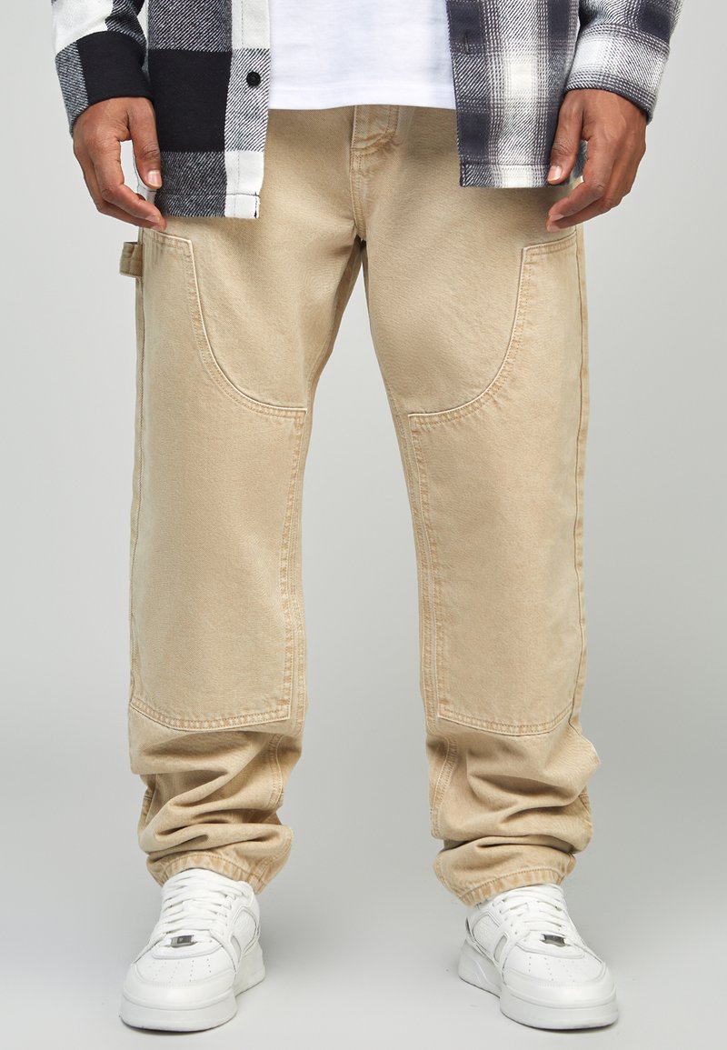 SIKSILK - CARPENTER SLIM - Jeans Relaxed Fit - ecru, Forstør