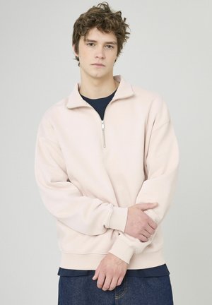 Sweatshirt - rose pâle