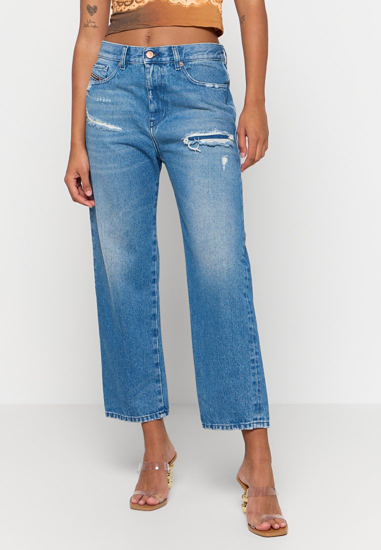 Diesel Straight leg jeans blauw Diesel Straight leg jeans blauw