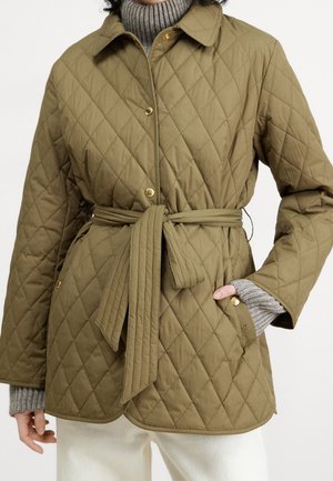 Halflange jas - olive