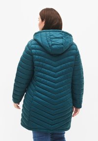 Zizzi GESTEPPTE LEICHTGEWICHTS MIT ABNEHMBARER UND TASCHEN - Zimski kaput - deep teal