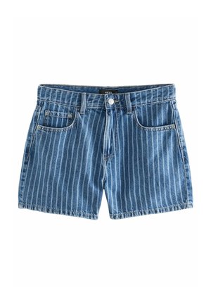 TALL FIT - RIGID  - Denimové šortky - blue stripe