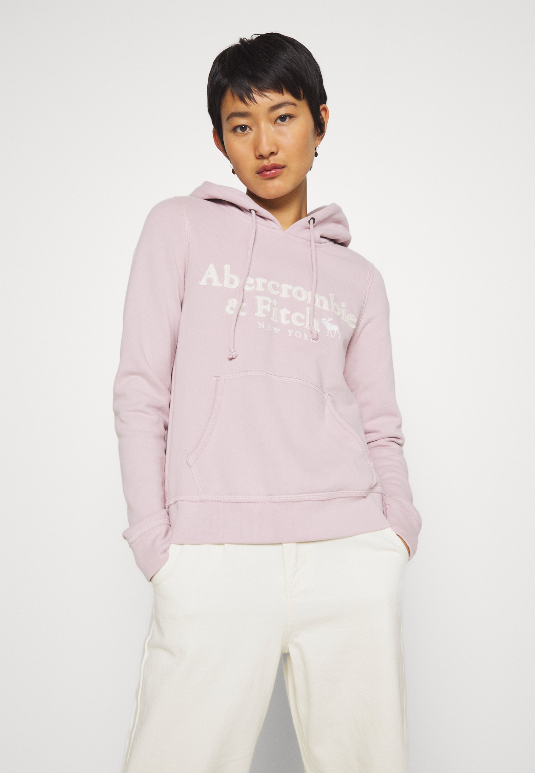 abercrombie and fitch pink hoodie