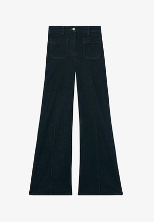 Reiss PETITE FIT - PATCH  - Kavbojke na trapez - dark blue