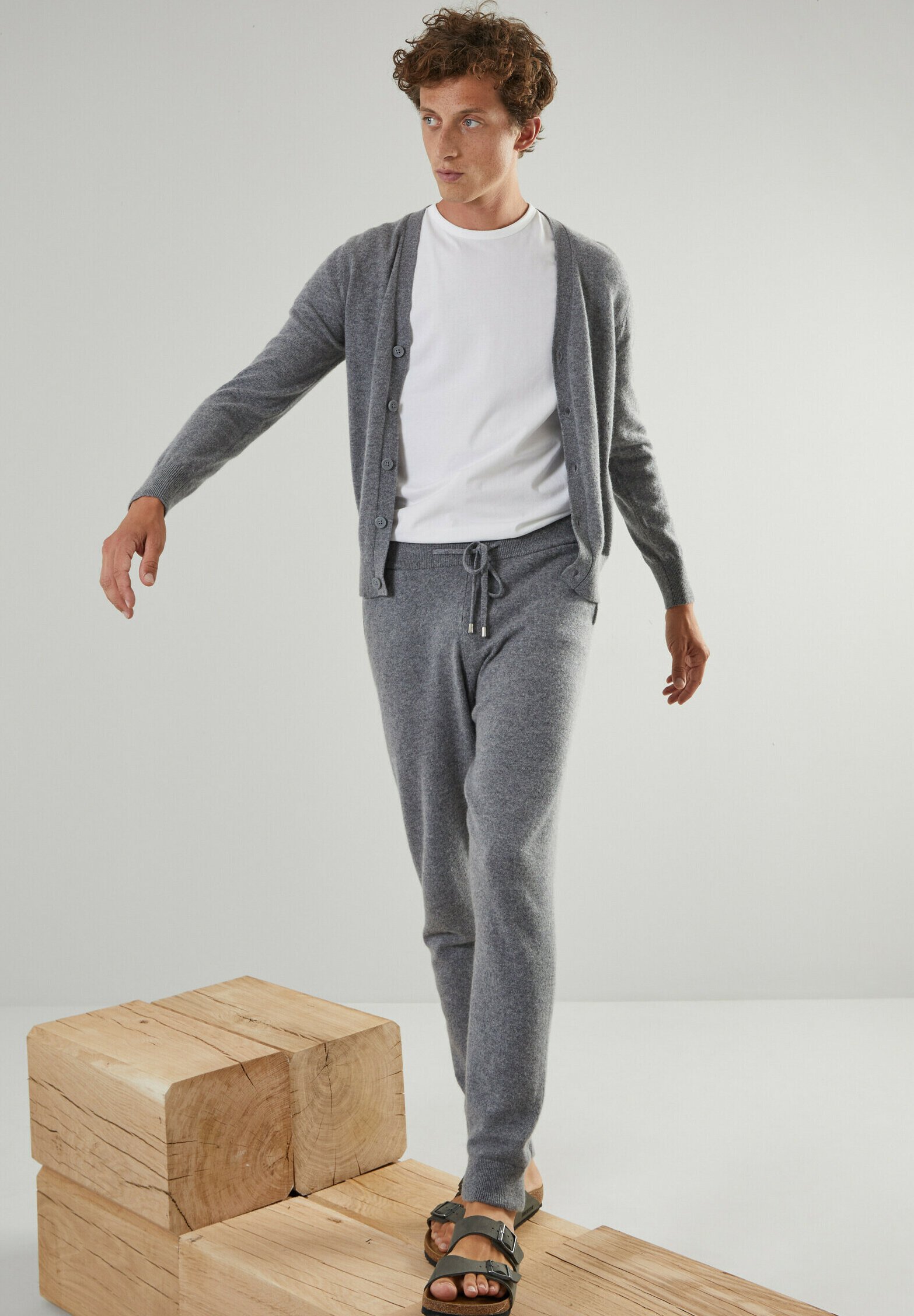 Cardigan Gilet En Cachemire Gris Multicolore Rodier - Taille S - Neuf Sans étiquettes
