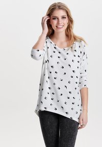 ONLY ONLELCOS AOP JRS NOOS - Langærmet T-shirt - white